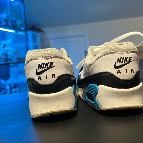 Nike men’s size 9 air max 90/1 in Laser blue - Picture 4 of 4